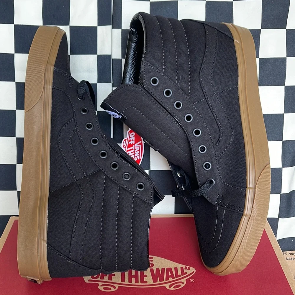 Vans Sk8-Hi Reissue Canvas Gum Black/Light Gum WMNS sneakers - Picture 12 of 16